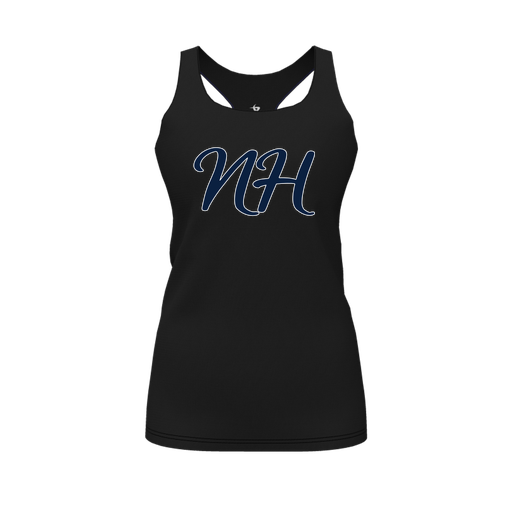 [FT0TRBBK-FYS-LOGO2] Decker Racerback Tank Top (Female Youth S, Black, Logo 2)
