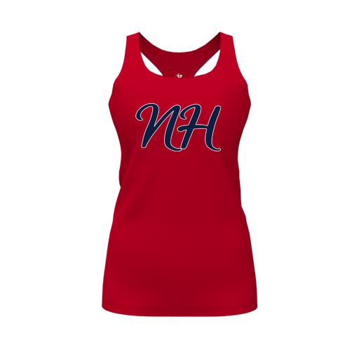 [FT0TRBRD-FYS-LOGO2] Decker Racerback Tank Top (Female Youth S, Red, Logo 2)