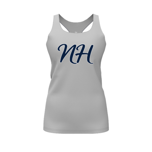 [FT0TRBGY-FYS-LOGO2] Decker Racerback Tank Top (Female Youth S, Gray, Logo 2)