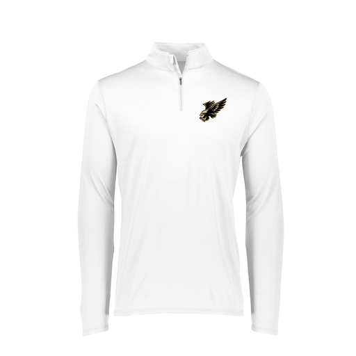 [FTLQFLWH-FAXS-LOGO1] Decker Women's Flex-Lite 1/4 Zip Shirt (Female Adult XS, White, Logo 1)