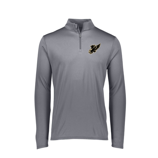 [FTLQFLGY-FAXS-LOGO1] Decker Women's Flex-Lite 1/4 Zip Shirt (Female Adult XS, Gray, Logo 1)