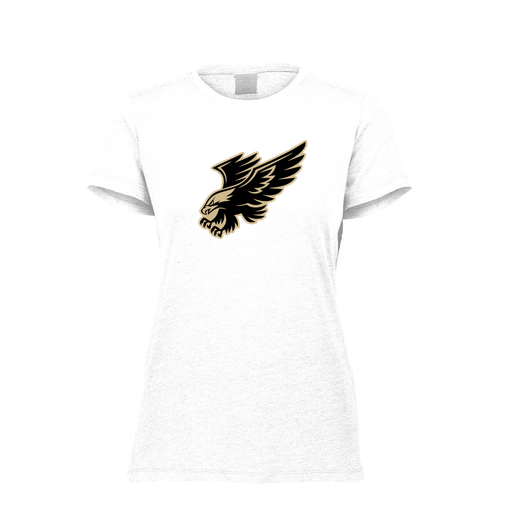 [FTSCUBWH-FAXS-LOGO1] Decker Women's Tri-Blend T-Shirt - Short Sleeve (Female Adult XS, White, Logo 1)