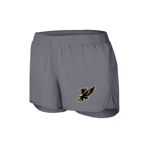 [2430.059.XS-LOGO1] Women's Performance Shorts (Female Adult XS, grey, Logo 1)