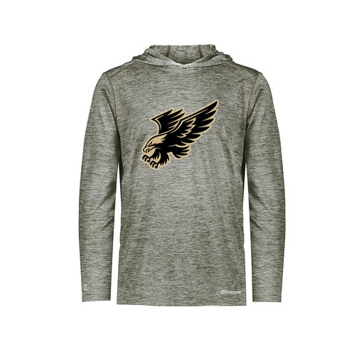 [FOLHCGGY-AS-LOGO1] Decker Men's Charge Hoodie (Adult S, Gray, Logo 1)