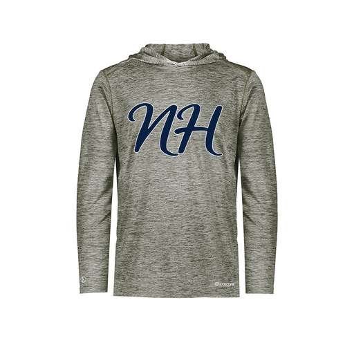 [FOLHCGGY-AS-LOGO2] Decker Men's Charge Hoodie (Adult S, Gray, Logo 2)