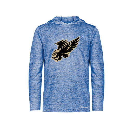 [FOLHCGRY-YS-LOGO1] Decker Youth Charge Hoodie (Youth S, Royal, Logo 1)